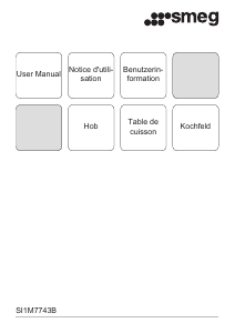 Manual Smeg SI1M7743B Hob