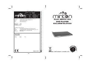 Kullanım kılavuzu Minton MDIVX-1304 DVD oynatıcısı