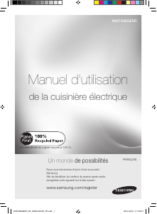 Mode d’emploi Samsung NV6793BGESR Four