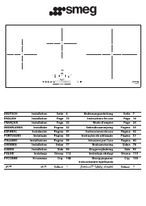 Instrukcja Smeg SIH5935B Płyta do zabudowy