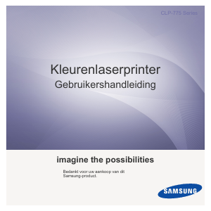 Handleiding Samsung CLP-775ND Printer