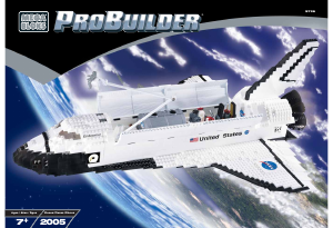 Bedienungsanleitung Mega Bloks set 9736 Probuilder Space shuttle