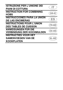 Manuale Smeg SRV532LG3 Piano cottura