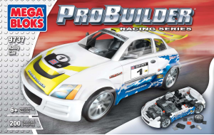 Bedienungsanleitung Mega Bloks set 9737 Probuilder Rally car