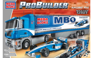 Bruksanvisning Mega Bloks set 9744 Probuilder Racer-lastbil