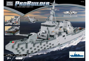 Bedienungsanleitung Mega Bloks set 9762 Probuilder Destroyer