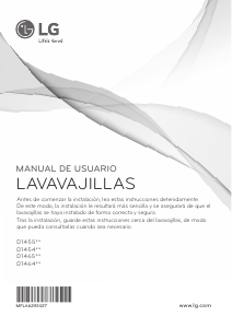 Manual de uso LG D1455CF Lavavajillas