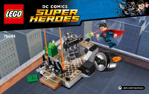 Handleiding Lego set 76044 Super Heroes Het duel van helden