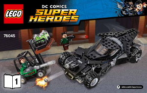 Handleiding Lego set 76045 Super Heroes Kryptoniet onderschepping