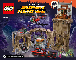 Bedienungsanleitung Lego set 76052 Super Heroes Bathöhle