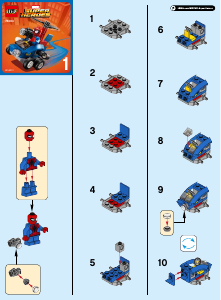 사용 설명서 레고 set 76064 슈퍼히어로 마이티 마이크로 - 스파이더맨 VS 그린 고블린