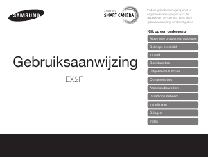 Handleiding Samsung EX2F Digitale camera