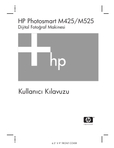 Kullanım kılavuzu HP Photosmart M425 Dijital kamera