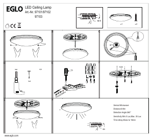 Mode d’emploi Eglo 97103 Lampe