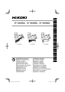 Εγχειρίδιο Hikoki NT 1865DBAL Καρφωτικό