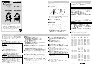 説明書 マキタ SK310GPZ レーザー墨出し器