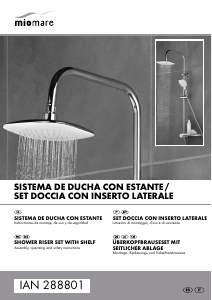 Manual de uso Miomare IAN 288801 Alcachofa de ducha