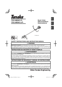 Manual Tanaka TCG 40EAS (P) Brush Cutter