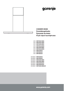 Manual de uso Gorenje WHT621E5X-BR Campana extractora
