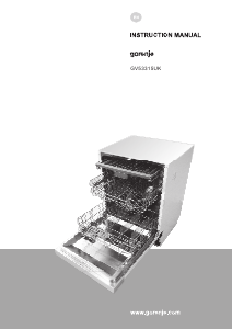 Manual Gorenje GV53315 Dishwasher