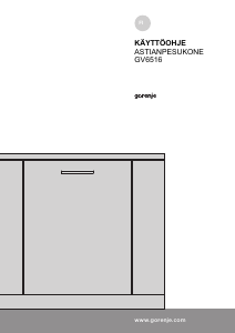 Käyttöohje Gorenje GV65161 Astianpesukone