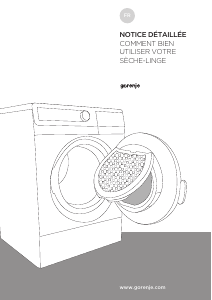 Mode d’emploi Gorenje D622CM Sèche-linge