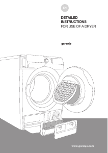 Handleiding Gorenje DE82 Wasdroger