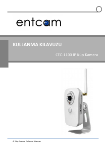 Kullanım kılavuzu Entcam CEC-1100 IP Kamerası