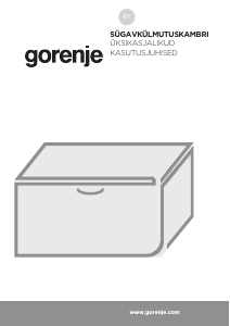 Kasutusjuhend Gorenje FH151AW Sügavkülmik