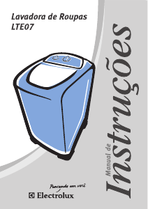 Manual Electrolux LTE07 Máquina de lavar roupa