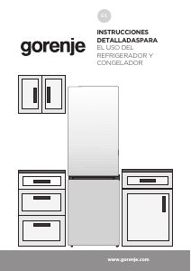 Manual de uso Gorenje NRK6201SYBK Frigorífico combinado