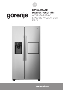 Bruksanvisning Gorenje NRS9181VX Kyl-frys