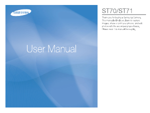 Handleiding Samsung ST70 Digitale camera