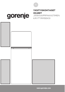 Käyttöohje Gorenje RF4142PW4 Jääkaappipakastin