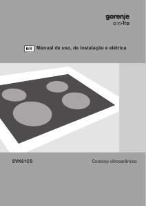 Manual Gorenje ECT680ORA Placa