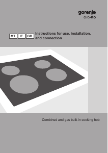 Manual Gorenje GHS64ORAW Hob