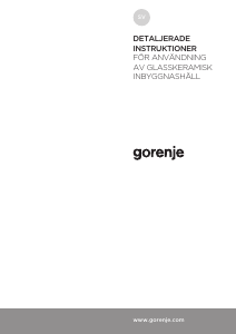 Bruksanvisning Gorenje IT321BCSC Häll
