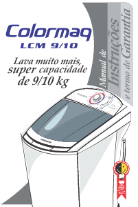 Manual Colormaq LCM 10 Máquina de lavar roupa
