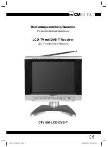 Manual Clatronic CTV 699 LCD DVB-T Television