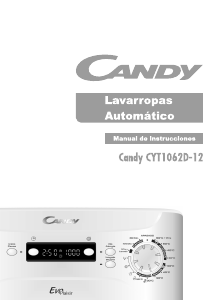 Manual de uso Candy CYT 1062 D-12 Lavadora