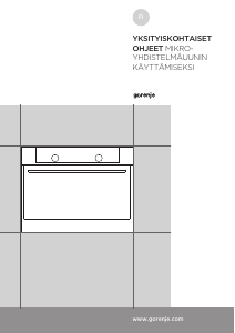 Käyttöohje Gorenje BCM547S12B Uuni