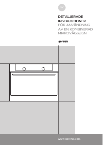 Bruksanvisning Gorenje BCM547S12X Ugn