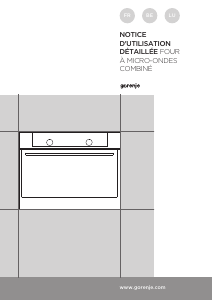 Mode d’emploi Gorenje BCM547S12X Four