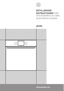 Bruksanvisning Gorenje BO637E14W Ugn