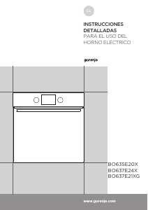 Manual de uso Gorenje BO637E21XG Horno