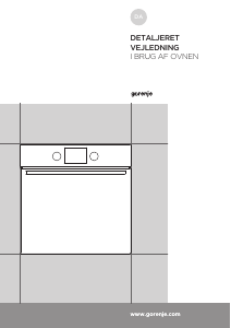 Brugsanvisning Gorenje BO737E14W Ovn