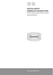 Bedienungsanleitung Gorenje BO7732CL Backofen