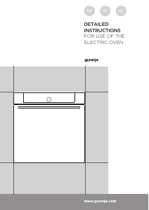 Manual Gorenje BO798S53X Oven