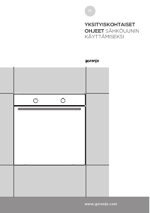 Käyttöohje Gorenje BO8647AX Uuni