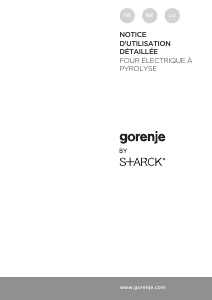 Mode d’emploi Gorenje BOP747ST Four